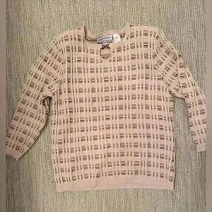 Alfred Dunner plaid vintage top